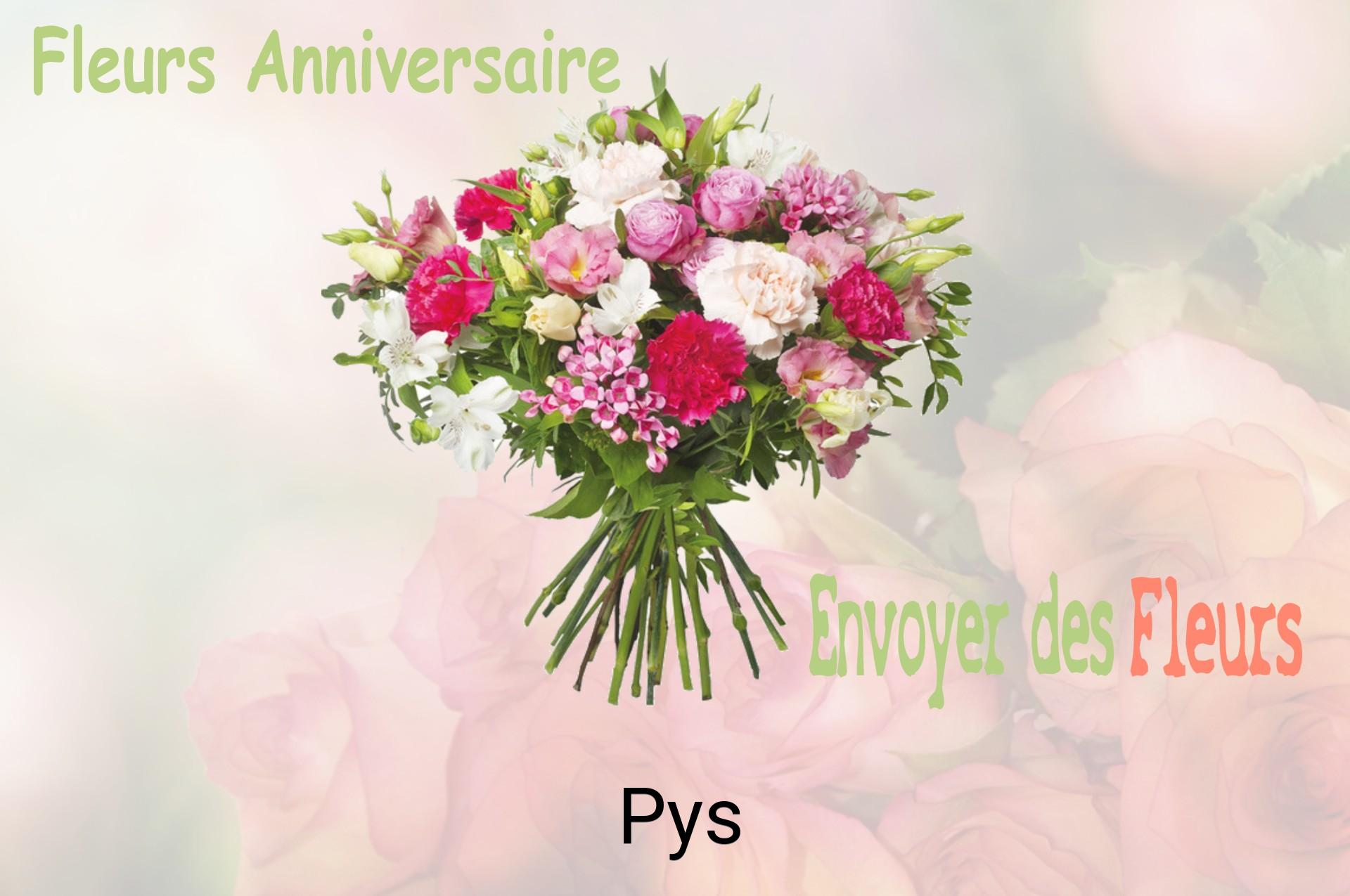 Bouquet de fleurs d’anniversaire livré à Pys